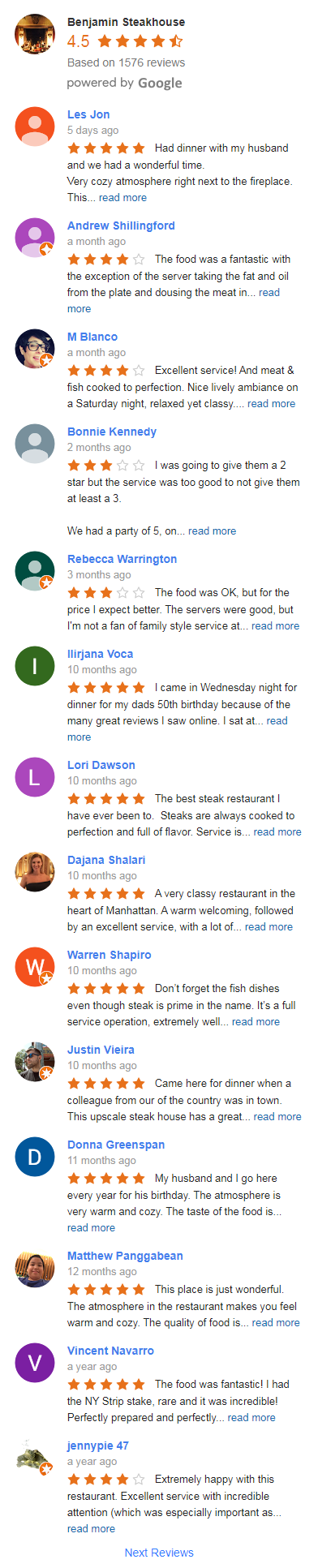 Plugin for Google Reviews - Lite